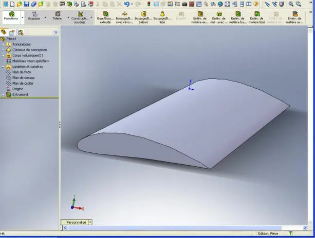 3d hydrodynamic wing profile aerodynamic